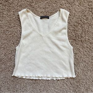 brandy melville cream zita tank